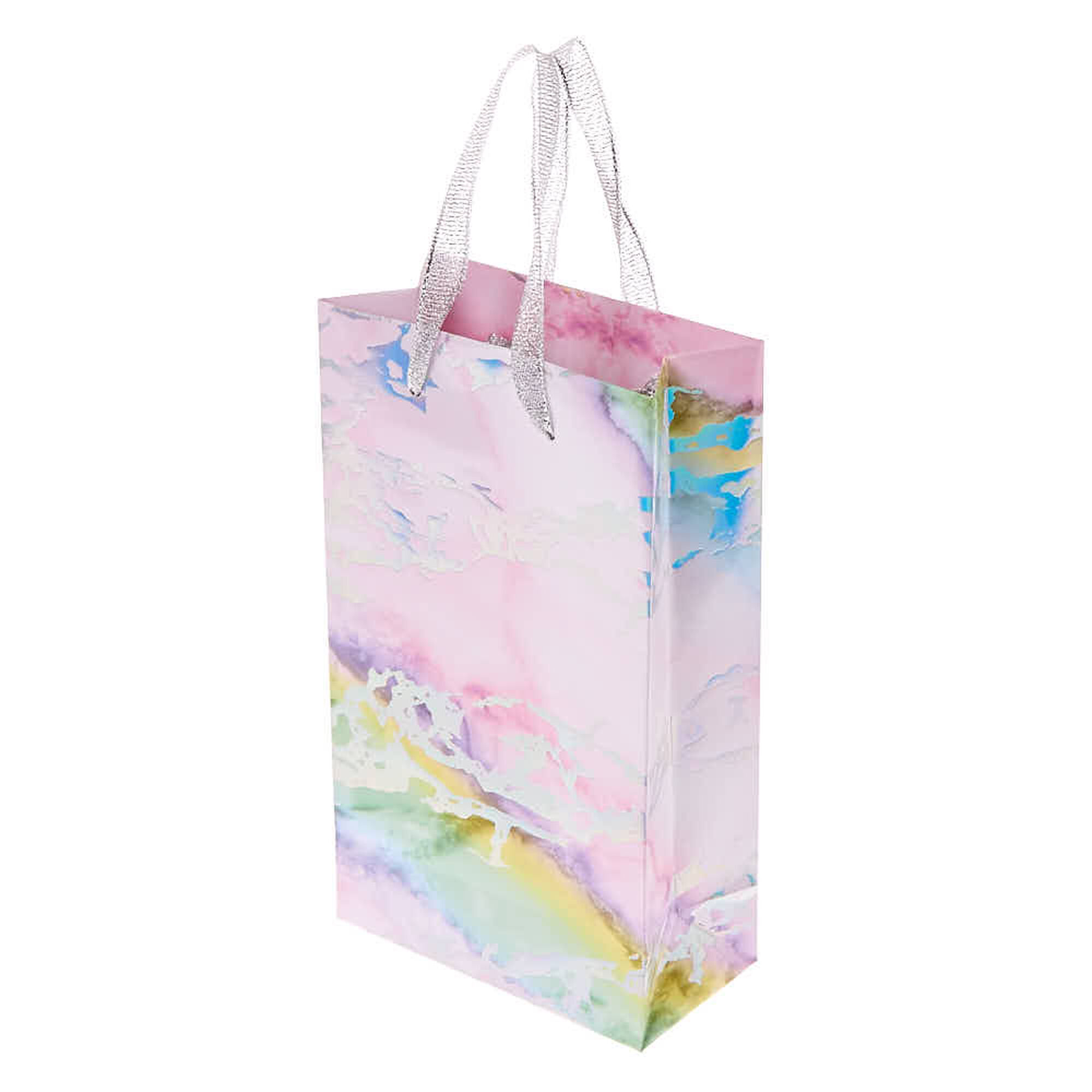 Rainbow Marbled Small Gift Bag Icing Us