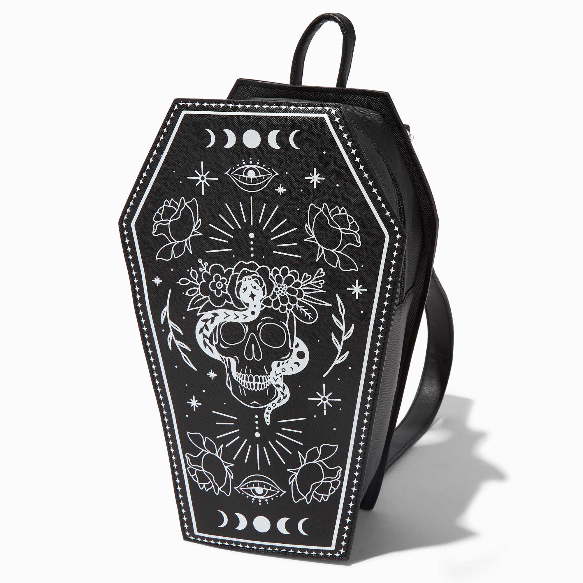 Coffin Shaped Celestial Black Backpack Icing US
