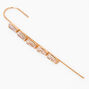 Gold Crystal Ear Cuff Pin,