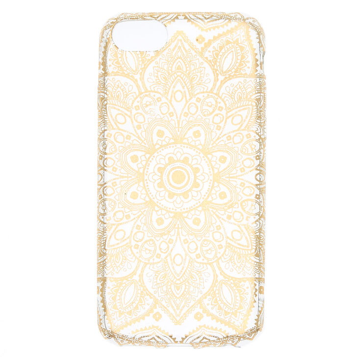 Metallic Gold Mandala Phone Case - Fits iPhone 6/7/8,