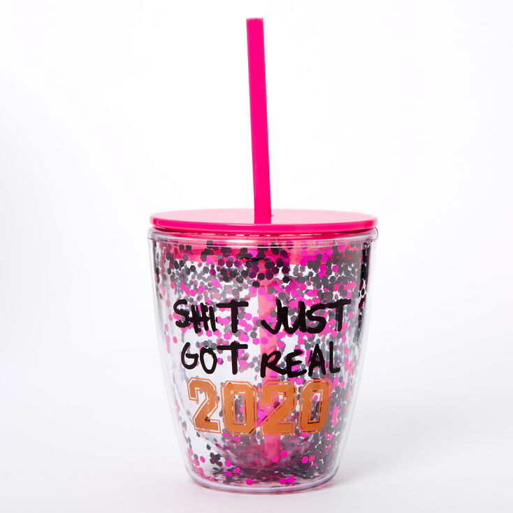 Shit Just Got Real 2020 Graduation Tumbler,