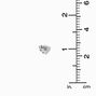 Icing Select Sterling Silver Platinum Heart Cubic Zirconia Stud Earrings,