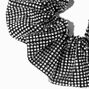 Black &amp; Silver Rhinestone Sparkle Hair Scrunchie,