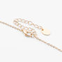 Gold Gothic Zodiac Pendant Necklace - Scorpio,