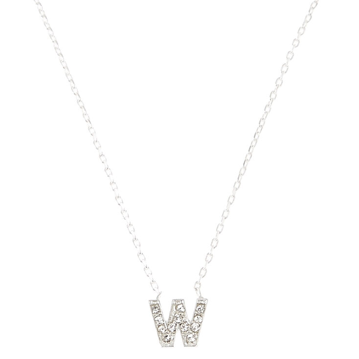 W Pendant Necklace,