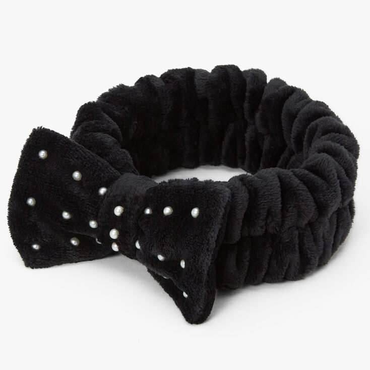 Makeup Bow Headwrap - Black,