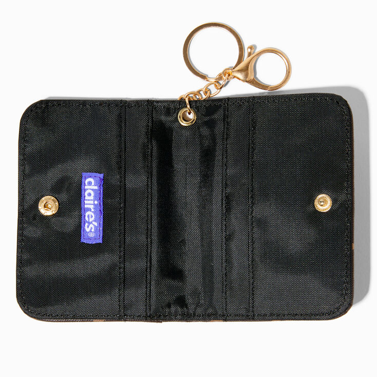 Brown &amp; Black Status Icons Mini Snap Wallet,