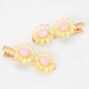 Yellow Daisy Flower Hair Clips - 2 Pack,