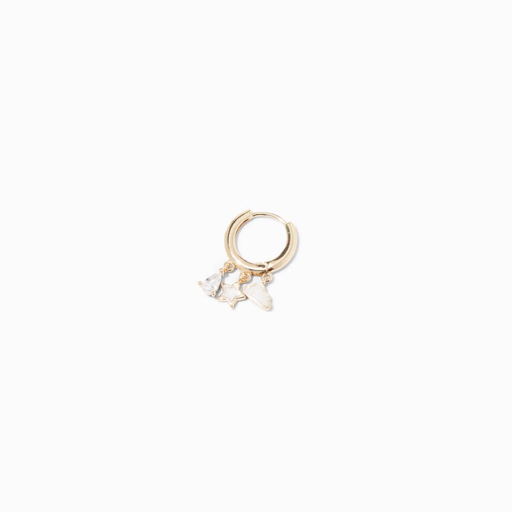 Silver 18G Rainy Day Cartilage Clicker Earring,