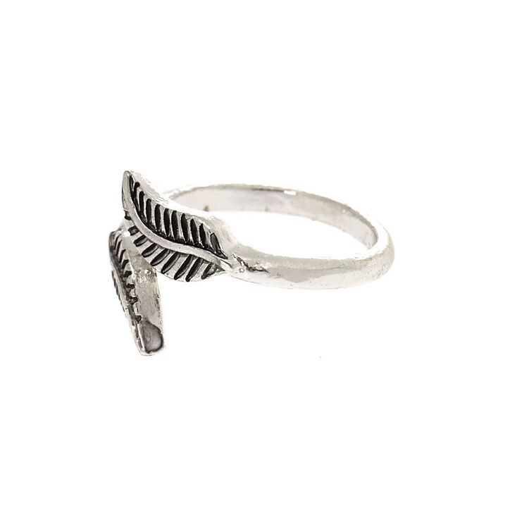 Sterling Silver Feathered Toe Ring,