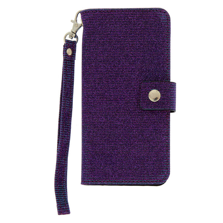 Glitter Folio Phone Case - Fits iPhone 6/7/8,