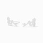 &copy;Disney Princess Ariel Little Mermaid Sterling Silver Stud Earrings,