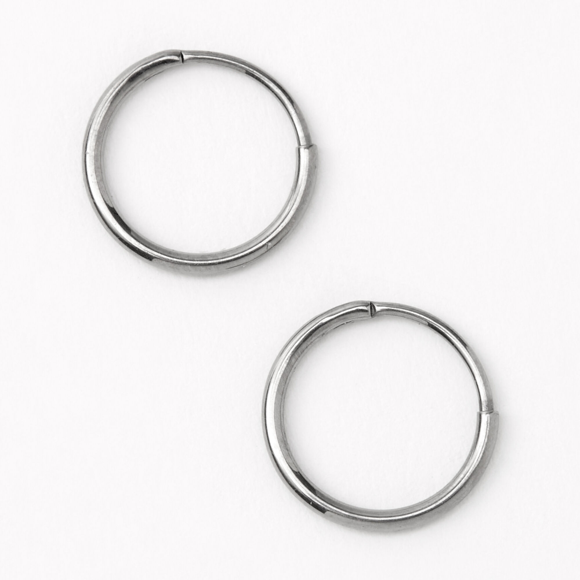 Titanium endless cheap hoop earrings