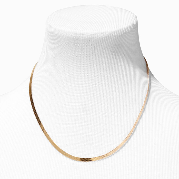 Icing Select 18k Gold Plated Snake Chain Necklace,