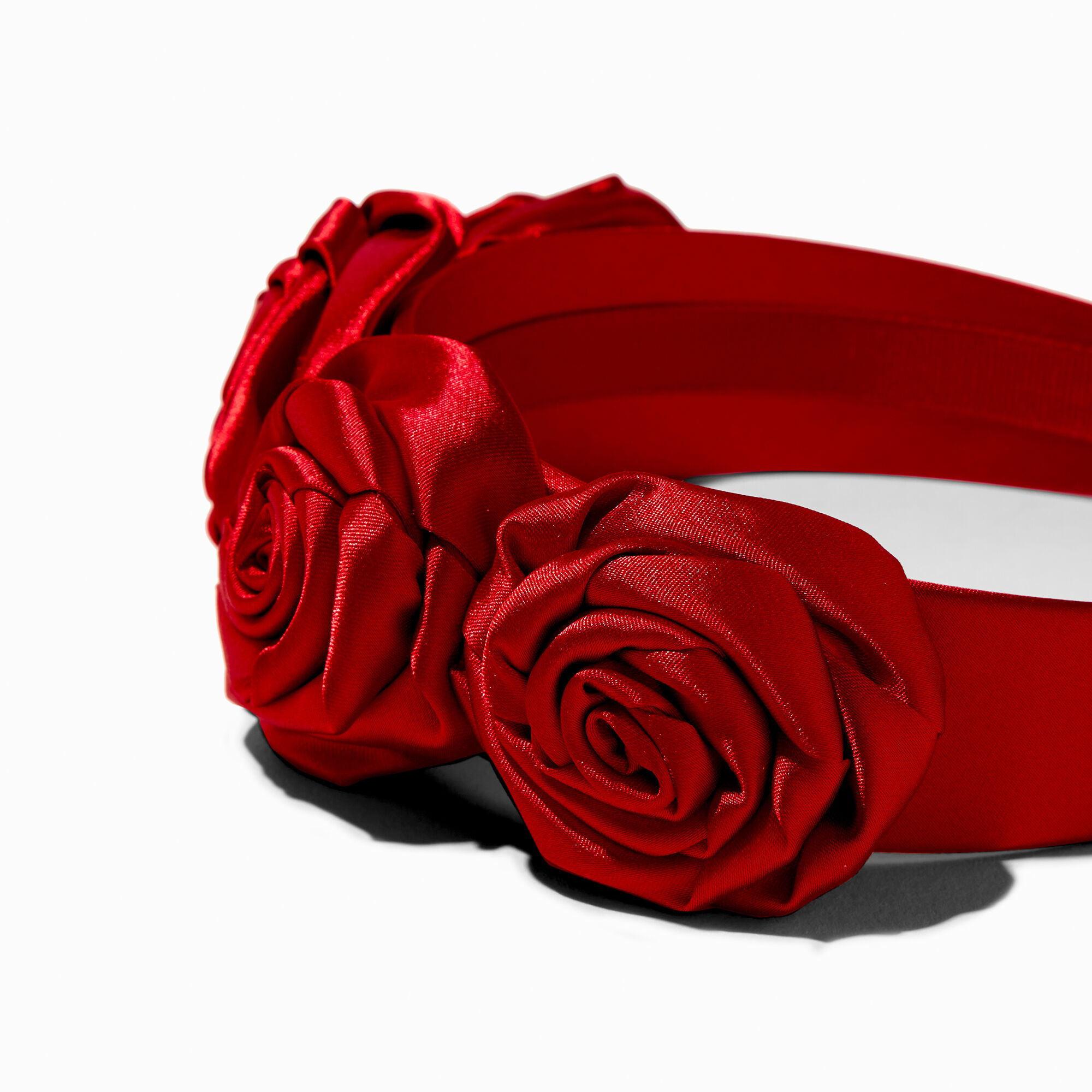 Red flower hair deals band