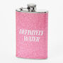 Definitely Water Pink Glitter Flask,