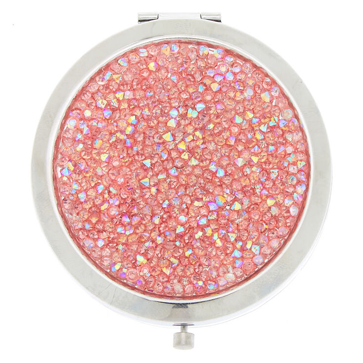 Bling Compact Mirror - Pink,