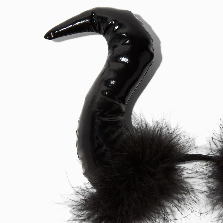 Black Witch Horns Headband,