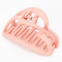 Medium Matte Hair Claw - Blush Pink,