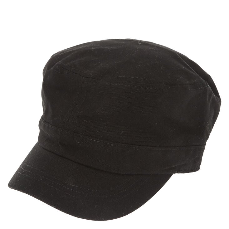 Black Military Cap,