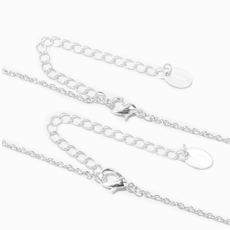Burnished Silver Cactus &amp; Cowboy Boot Pendant Necklaces - 2 Pack,