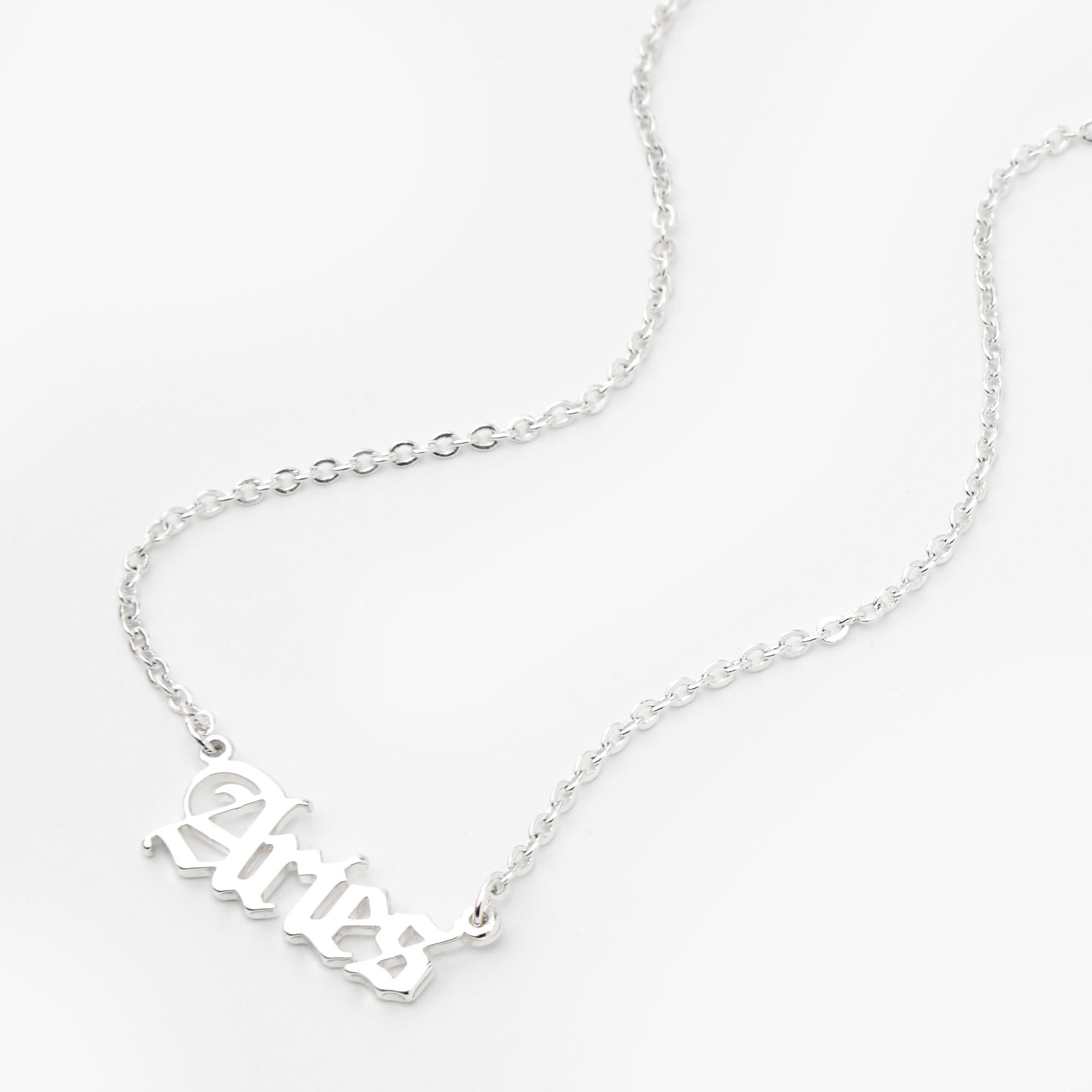 Aries necklace hotsell silver