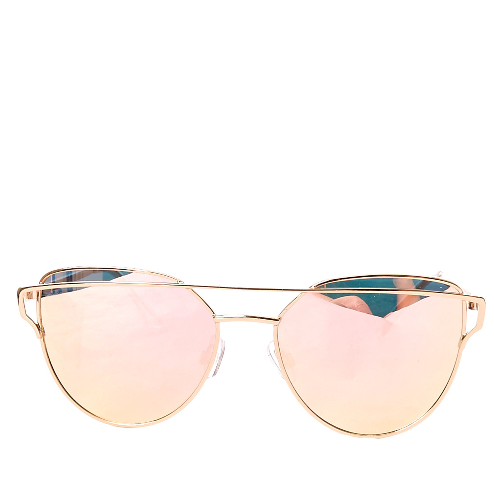 Rose Gold Mirrored Cat Eye Sunglasses Icing Us
