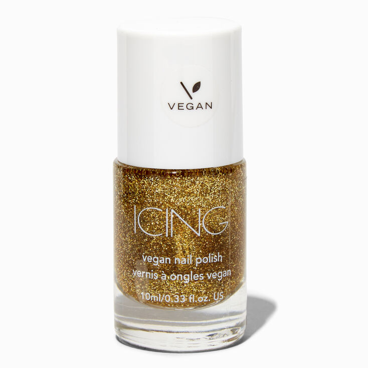 Vegan Glitter Nail Polish - Glam On,