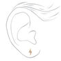Gold-tone Celestial Stud Earring Stackables Set - 3 Pack,