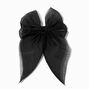 Black Sheer Hair Bow Clip,
