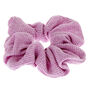 Medium Ribbed Hair Scrunchie - Lilac,