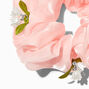 Giant Pink Flower Dangle Hair Scrunchie,