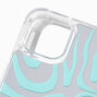 Mirrored Swirls Protective Phone Case - Fits iPhone&reg; 13/14,