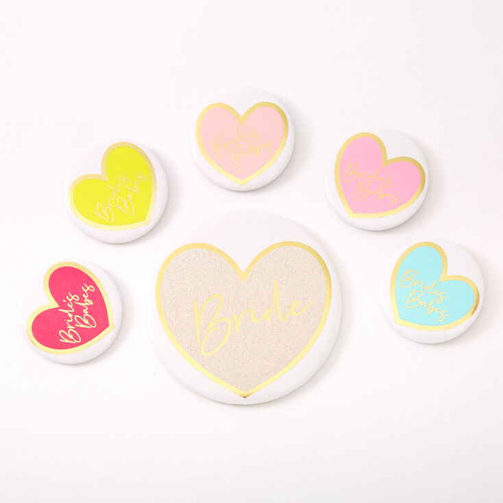 Bride's Babes Buttons - 6 Pack,