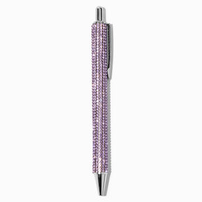 Lavender Crystal Studded Pen,