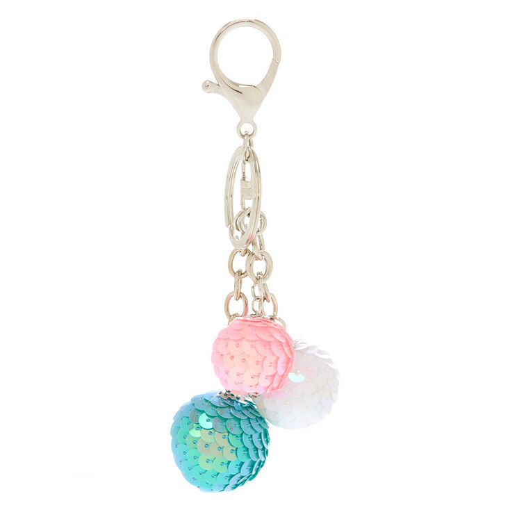 Sequin Ball Keychain,
