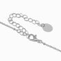 Silver-tone Cross Pendant Y-Neck Necklace,