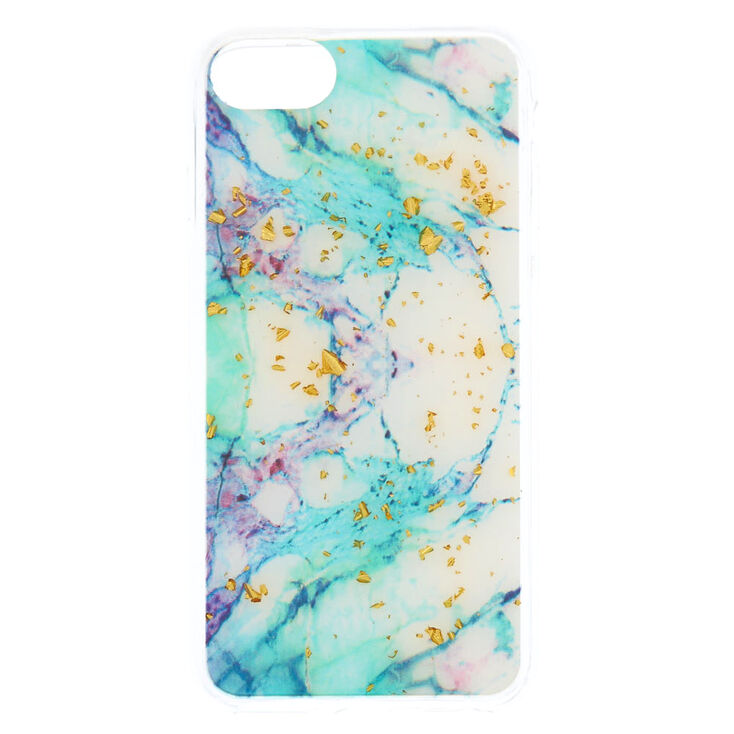 Marbled Gold Flake Phone Case,