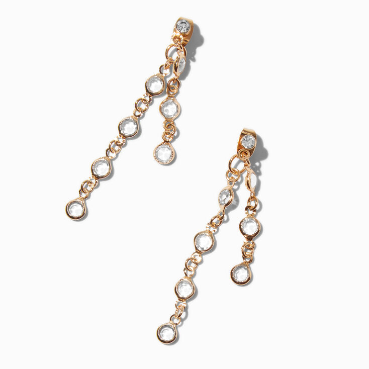 Mixed Metal Skinny Hoop Earrings,