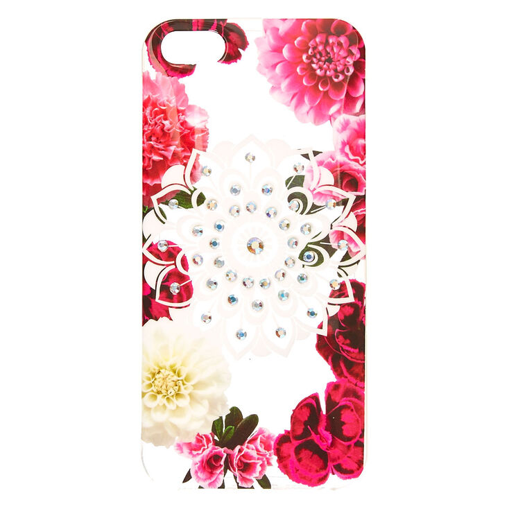Floral Bling Mandala Phone Case - Fits iPhone 6/7/8,