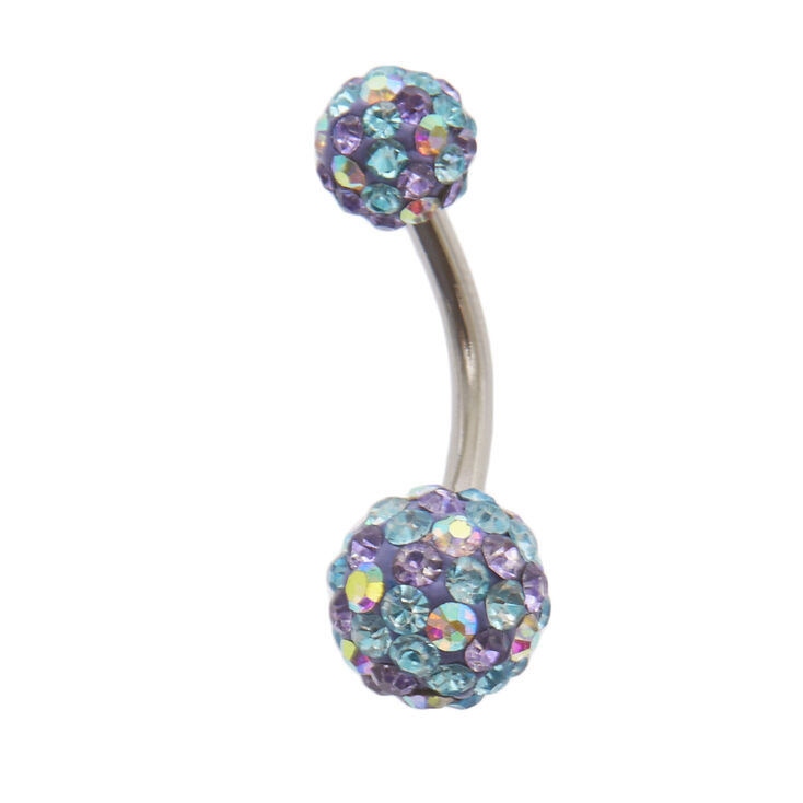 Mermaid Fireball Belly Button Ring,