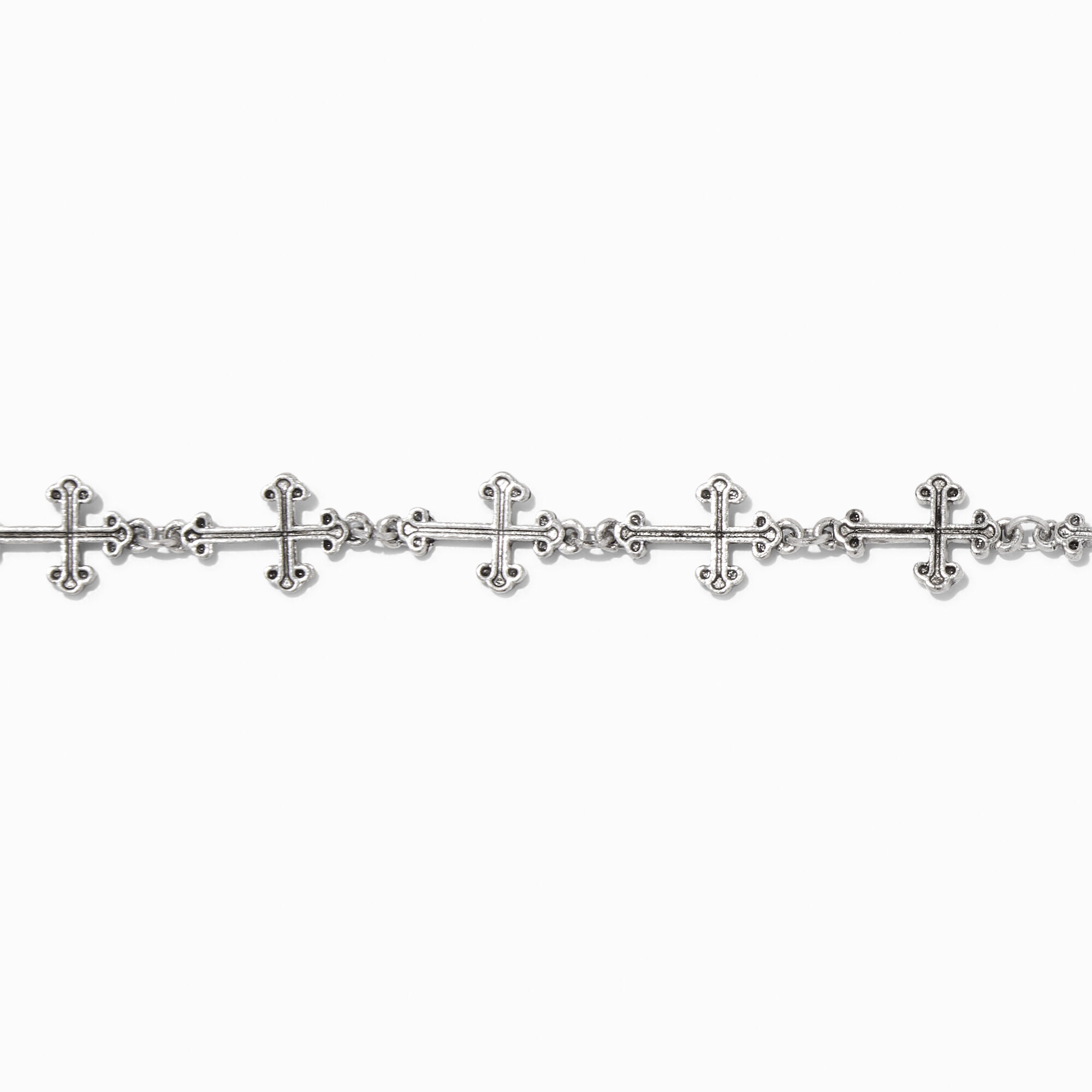 Cross chain bracelet sale