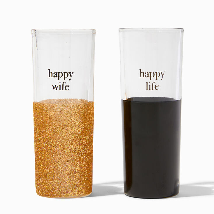 Mr. &amp; Mrs. Tall Shot Glass Set - 2 Pack,