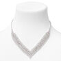 Silver Rhinestone Teardrop Jewelry Set &#40;2 Pack&#41;,