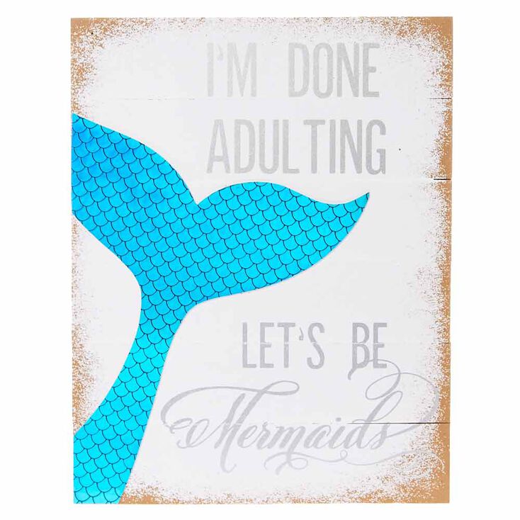 Let's Be Mermaids Wall Art,