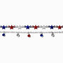 Red, White, &amp; Blue Anklets - 3 Pack,