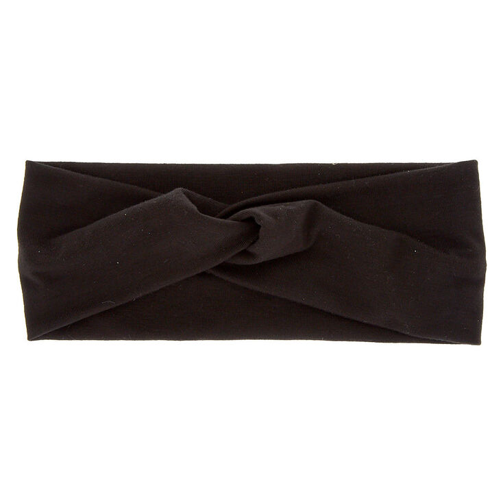 Black Twisted Headwrap,