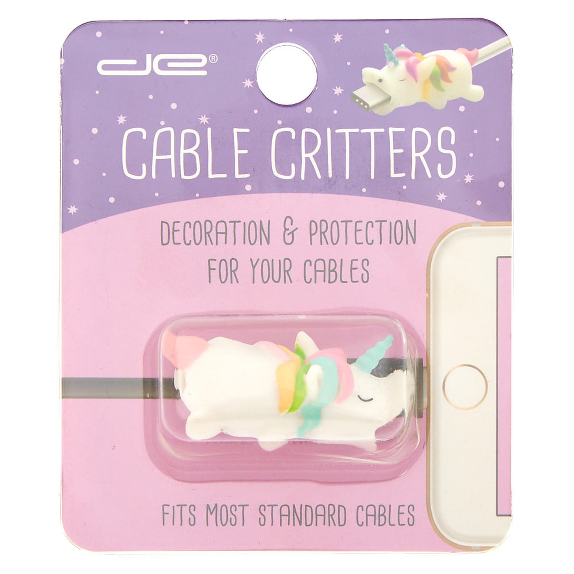 Unicorn Cable Critter White Icing Us
