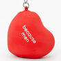 &quot;Because Men&quot; Heart Keychain,