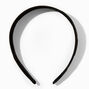 Flat Black Daisy Wide Headband,